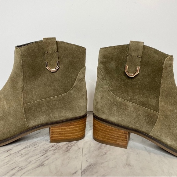 New! Cole Haan Maci Green Suede Bootie 7B - Picture 8 of 13